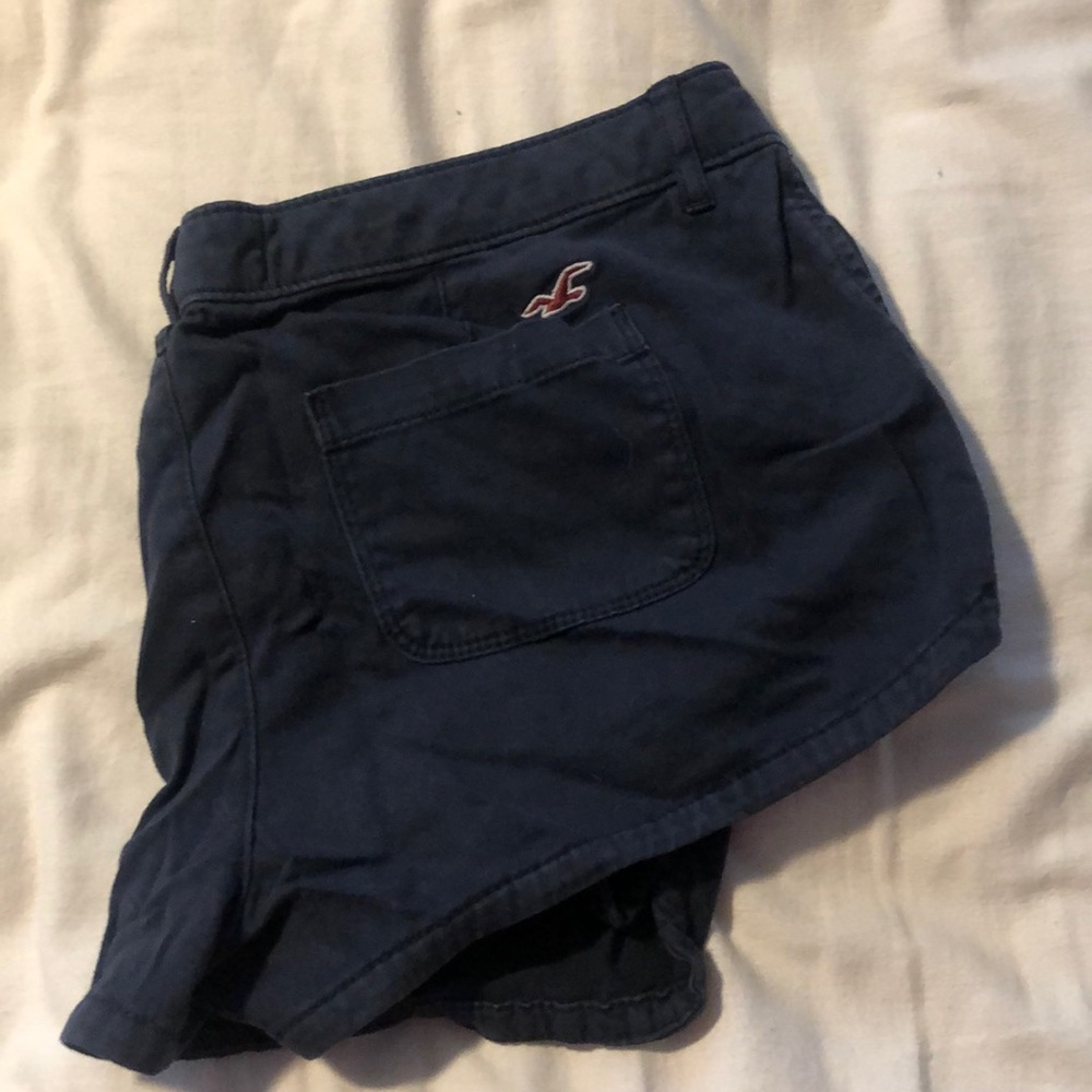 Navy blue Hollister shorts